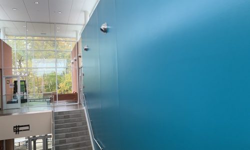 Large Open Stairwell Accent Wall