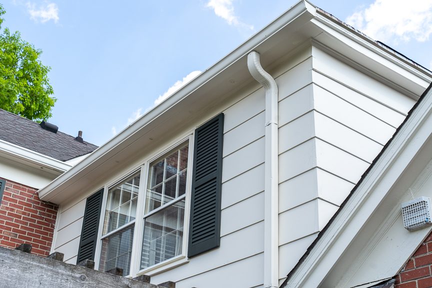 close up of 2nd floor, soffits, and windows after painting Preview Image 8