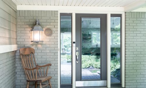 Painted Brick Exterior