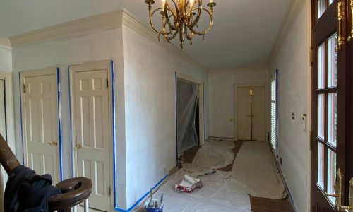 Walls Primed After Patchwork