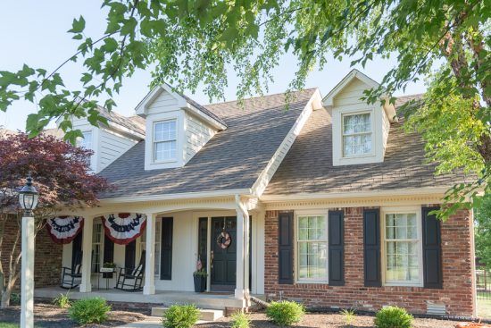 exterior house painting project in greenwood, in