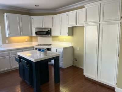 Cabinet painted in tustin CA