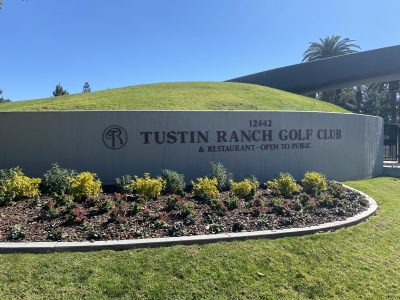 Tustin Golf Course sign