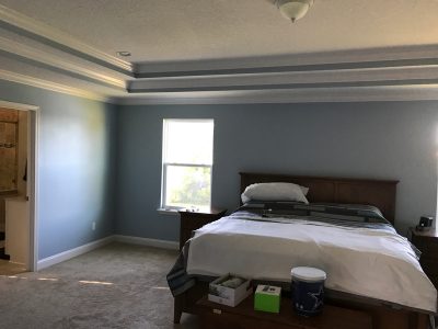 Bedroom painting by CertaPro painters in Jacksonville, FL
