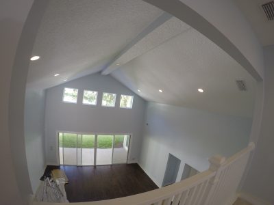 Interior living room painting by CertaPro house painters in Jacksonville, FL