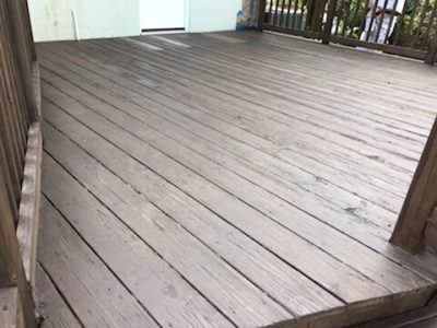 Deck staining by CertaPro House Painters in Jacksonville, FL