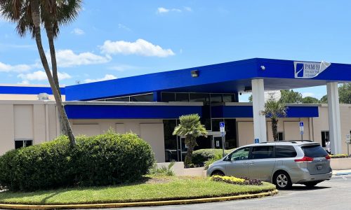 Front View of the Building