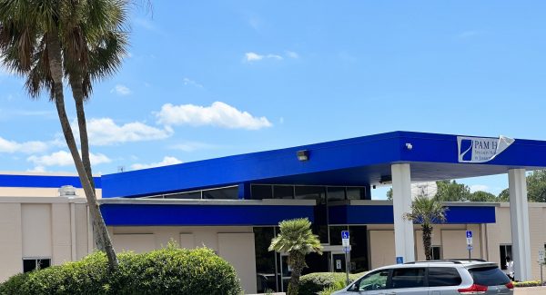 Front View of the Building