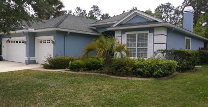 Blue Residential Exterior Painting