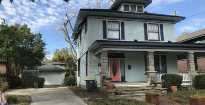 Green Residential Exterior Painting