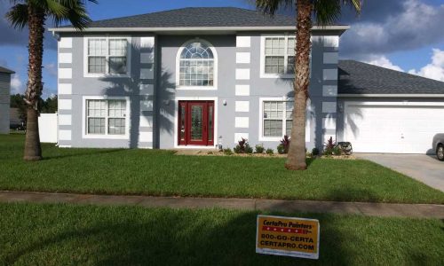 Gray Exterior Painting