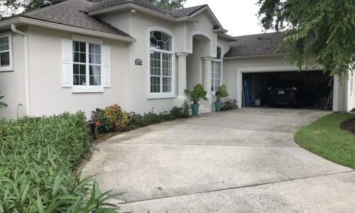 Exterior White Painting