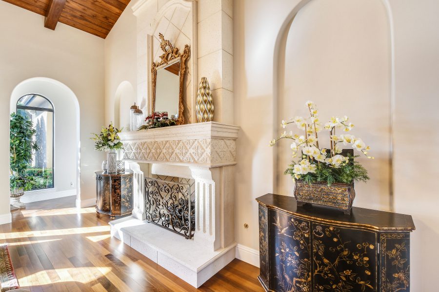 white mantle painting palm beach gardens