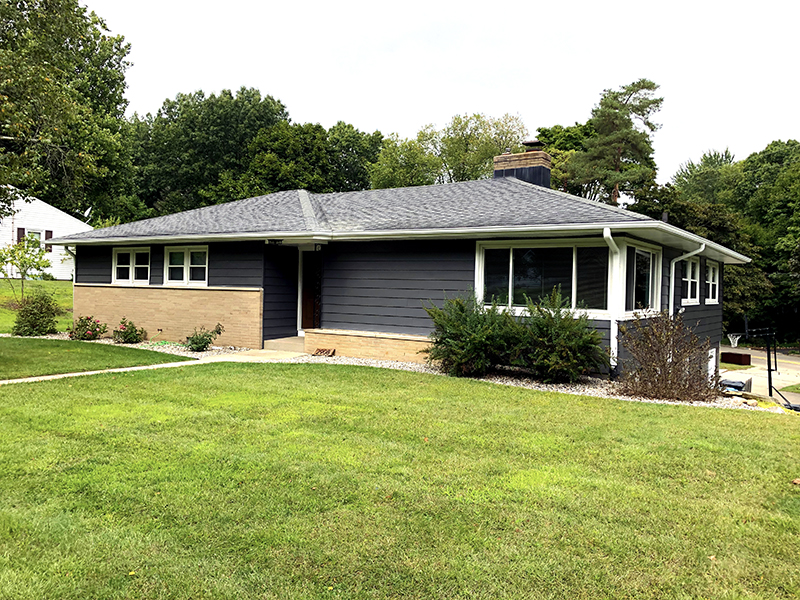 Beautiful Blue Siding Kalamazoo