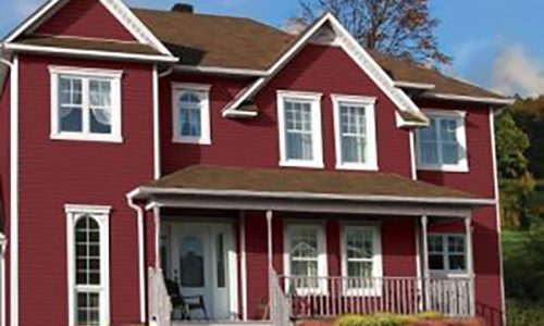 Exterior Red Siding