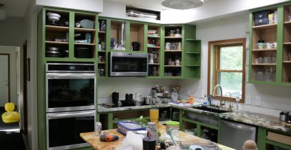 Residential Interior Cabinet Painting