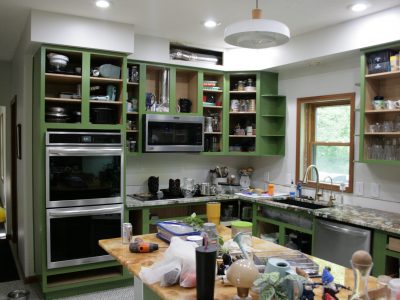 Residential Interior Cabinet Painting