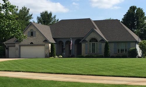 Brick Exterior Painting in Schoolcraft