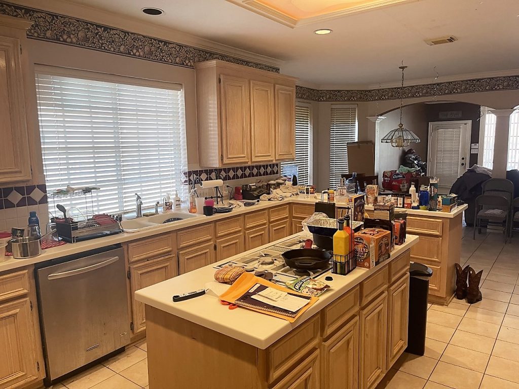 kitchen before certapro katy tx painting