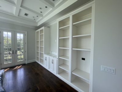 cabinets and shelving painting