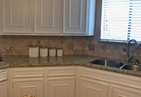 kitchen cabinet painting project