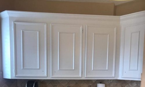 kitchen cabinet after painting