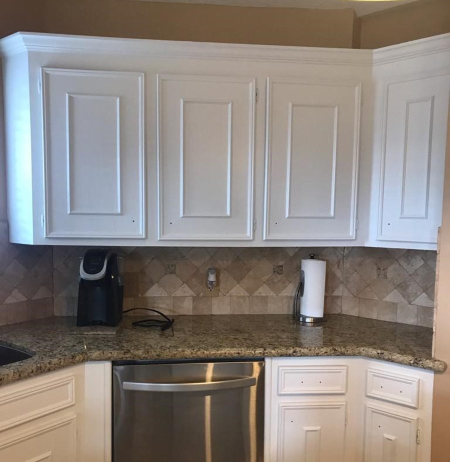 kitchen cabinet after painting Preview Image 1