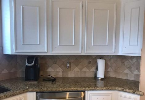 kitchen cabinet after painting
