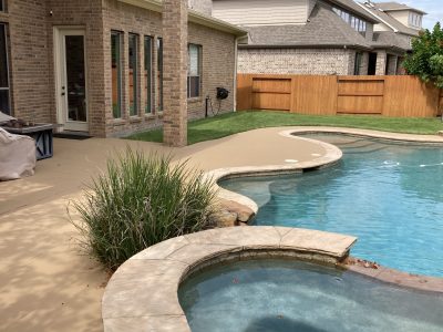 poolside backyard painting katy tx