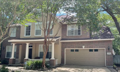 brick and stucco exterior house painting katy tx