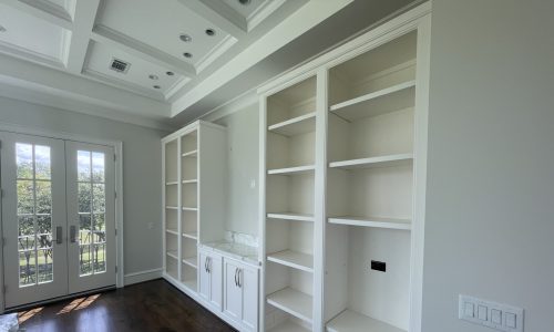 cabinets and shelving painting