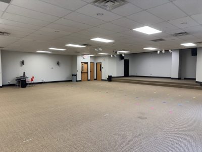 classroom after painting