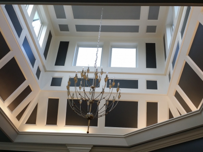 Interior Commercial foyer painted by CertaPro Painters of KC Northland, MO