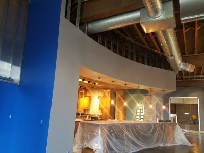 Commercial Interior Kitchen painted by CertaPro Painters of KC Northland, MO