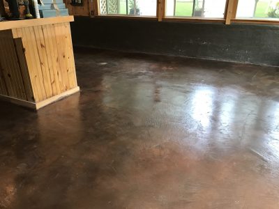 Interior concrete staining in Harker Heights, TX