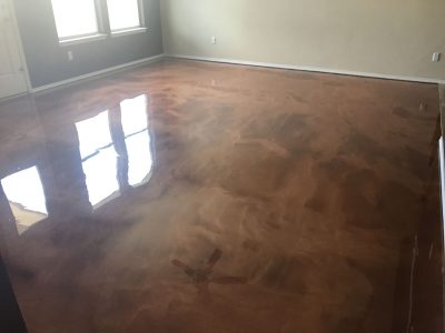Interior concrete staining in Harker Heights, TX