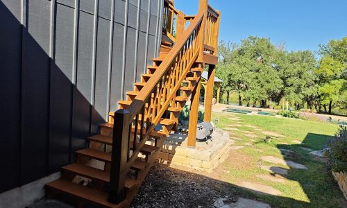Deck Stairs Staining
