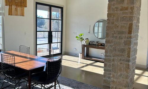 Wood Beam Stained & Interior Painting