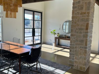 Wood Beam Staining & Interior Painting