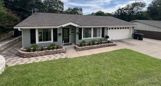 Woodway, TX Exterior Painting Brick Home