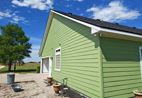 Professional Painting Green Exterior