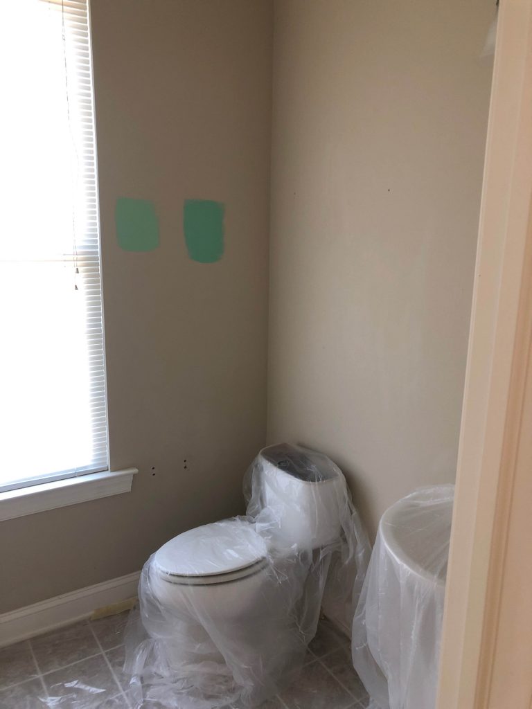 bathroom interior painting before king of prussia pa