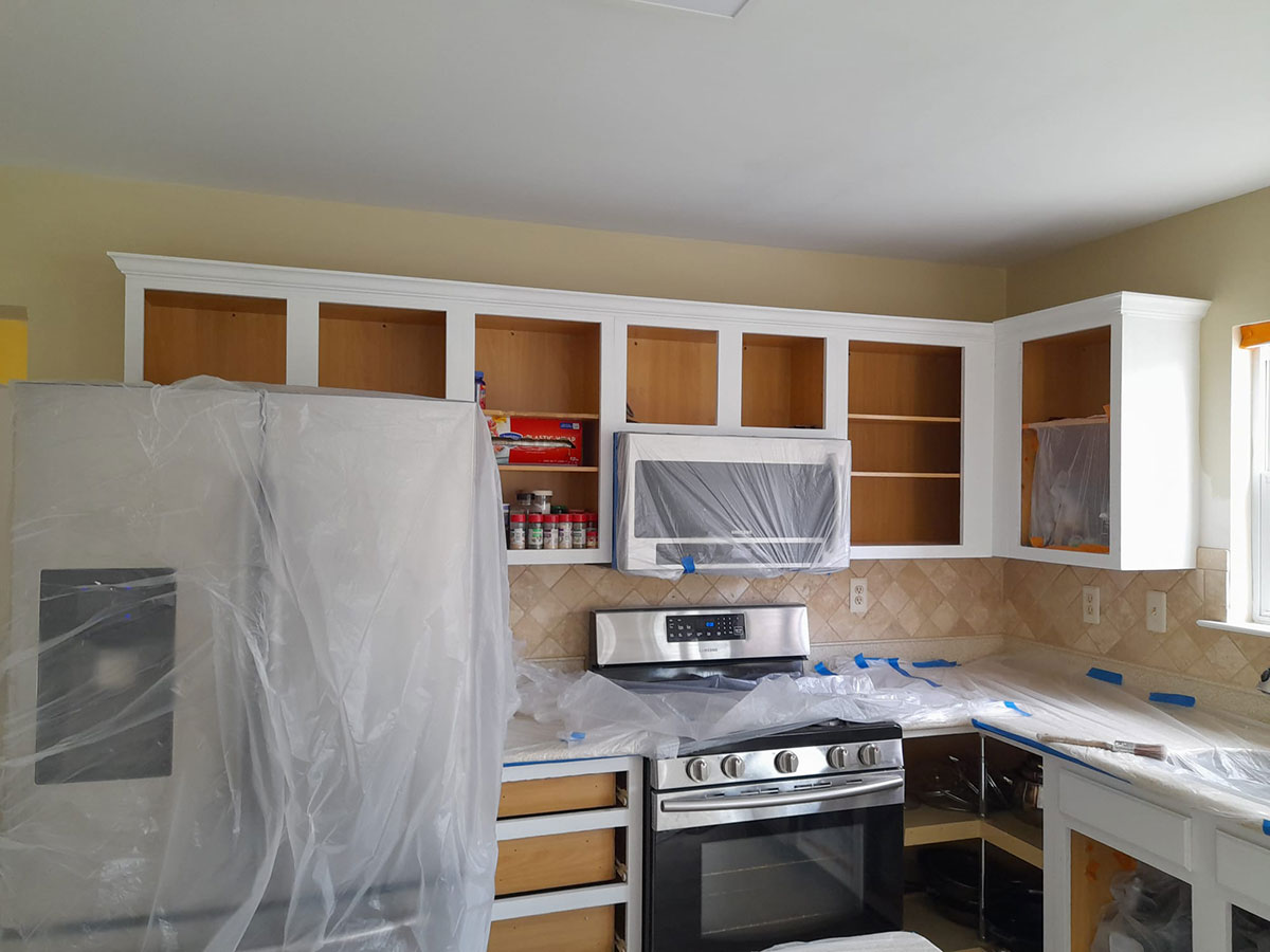 kitchen cabinet painting lansdale pa before
