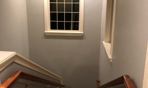 Interior Stairwell Painting Project