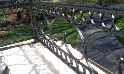 Wrought Iron Railing Painting
