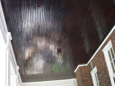 Wood staining by CertaPro Painters of Kirkwood, MO