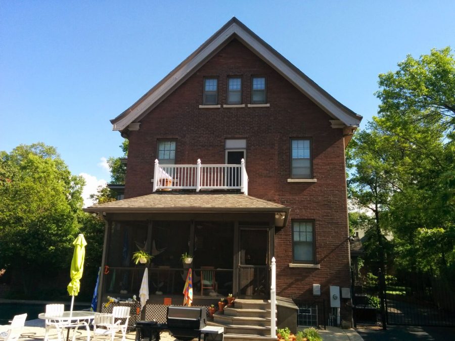 Exterior house painting by CertaPro house painters in Central West End, MO