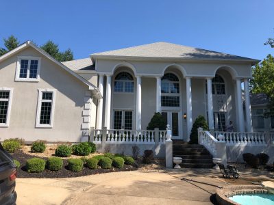 Exterior of House Painted