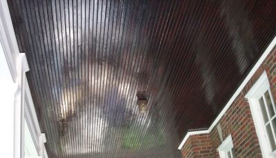 Wood staining by CertaPro Painters of Kirkwood, MO