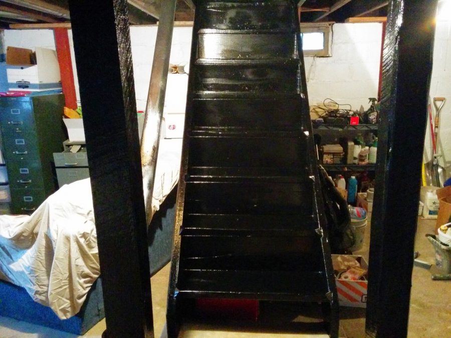 Basement stairs painting - CertaPro Painters in Glendale, MO